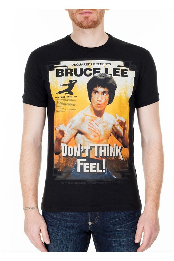 DSquared2-Bruce Lee Print T-shirt 1