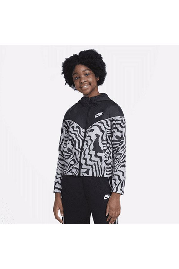 Nike sportswear printed jacket outlet