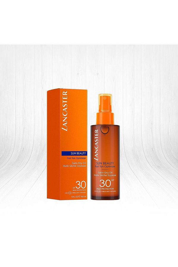 Lancaster-Sun Beauty Satin Sheen Oil Fast Tan Optimizer Spf30 150 Ml Sun Product- 1