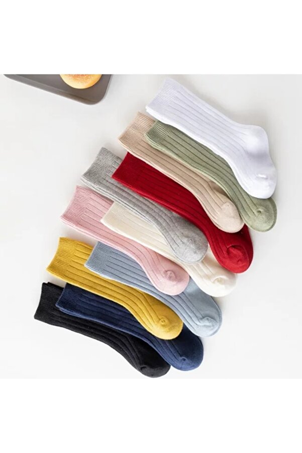 ÖZKARDEŞLER BABY Bebek Diz Altı Çorap 11li