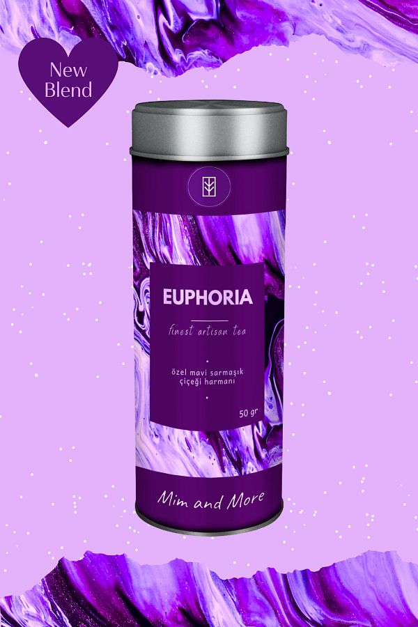Mim and More-شاي Euphoria - مزيج زهرة اللبلاب الأزرق مع التوت 1