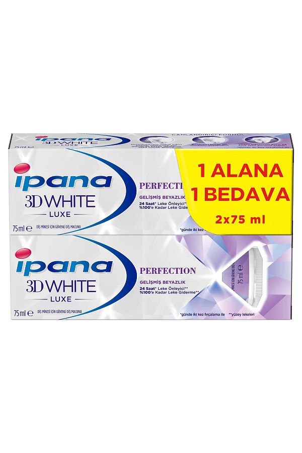 İpana-İpana 3 Dimensional Whiteness Luxe Perfection Advanced Whiteness 75ml 1