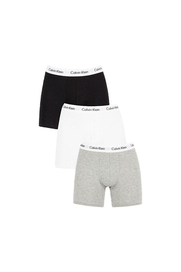 Grey and white calvin klein boxers sales