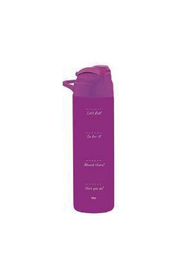 Gıpta-Unbeaten Tritan Painted Patterned Flask with Straw 630cc 1