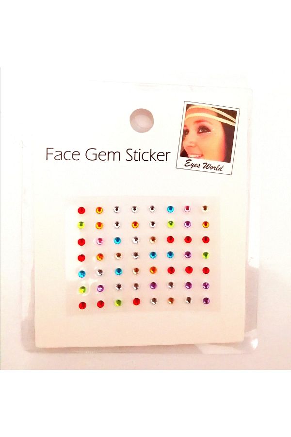 GULPE E Body And Face Stone Stickers Colorful Adhesive Nose Ring Trendyol