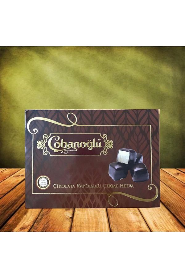 Çobanoğlu Çekme Helva-Chocolate Covered Plain Pull Halva 180g 1