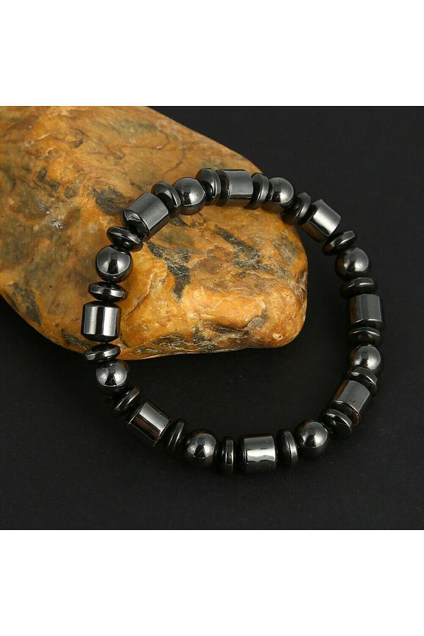 Padore Accessory Unisex Weight Loss Hematite Therapy Natural Stone Padore Bracelet Opens Chakras Trendyol