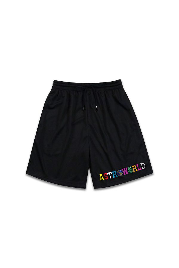 deep & qaiser-Travis Scott Astroworld Album Unisex Combed Cotton Shorts 1