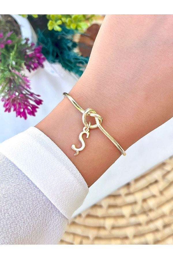 S letter shop bracelet