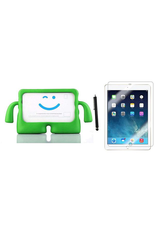 i-Stone-Apple Ipad 5th Generation 9.7" 2017 A1822 A1823 Case Character Ibuy Silicone Case + Screen Protector 1