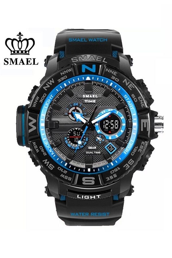 Smael watch black on sale