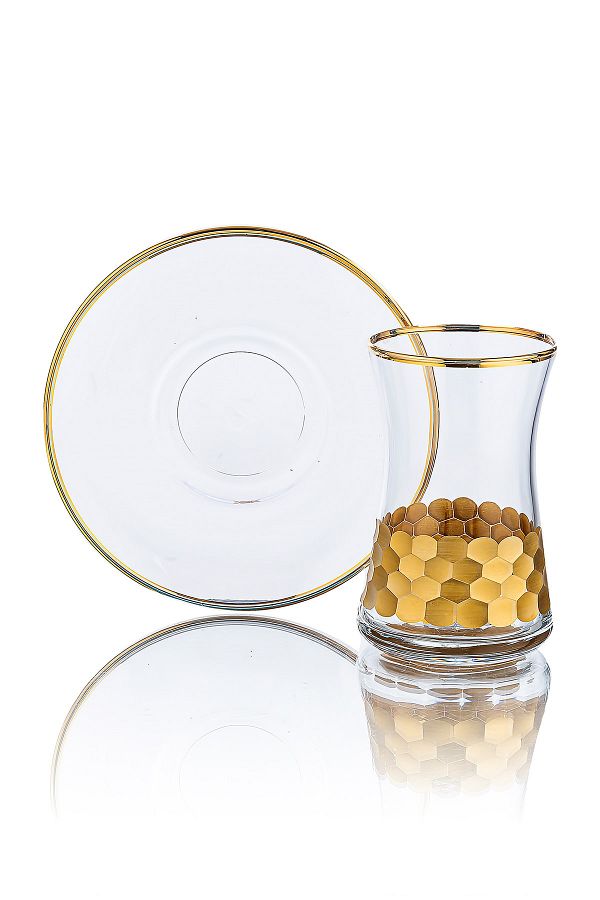 DECOSTYLE-Petek 12 Piece Tea Set for 6 People 1