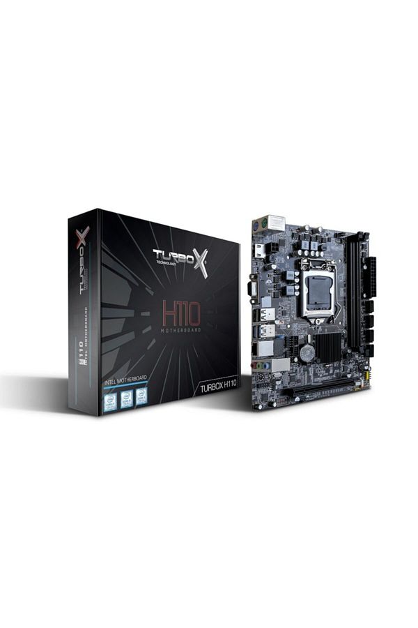 TURBOX-Workprof R H110 1151P Ddr4 Audio Glan to Hdmi/Vga Sata3 Usb3.0 Atx Motherboard (6.7Th Gen) 1