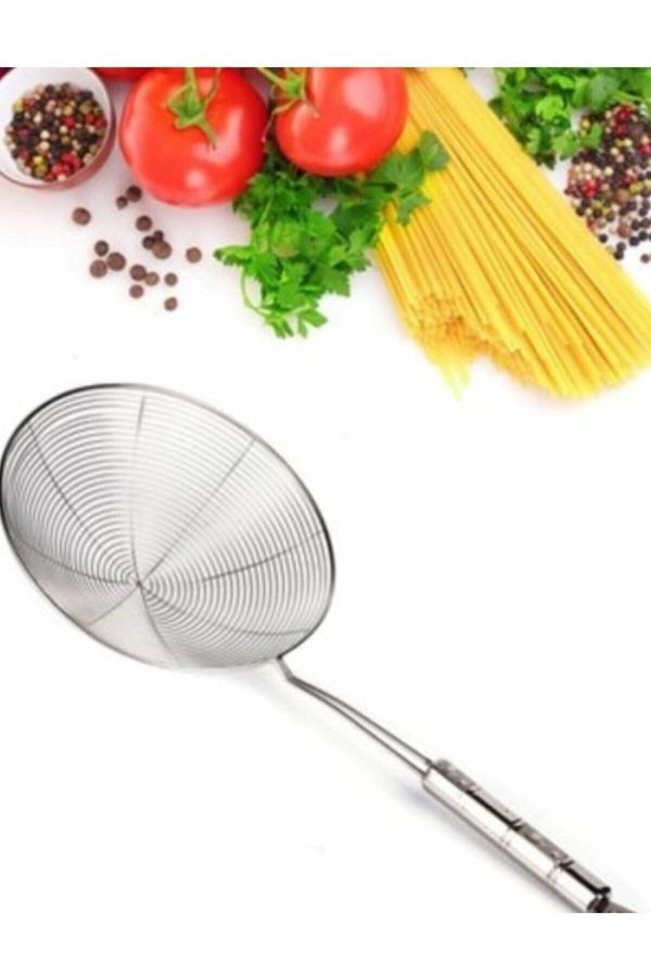 Buffer-12cm Practical Useful Oil Colander - Frying and Boiling Strainer 1