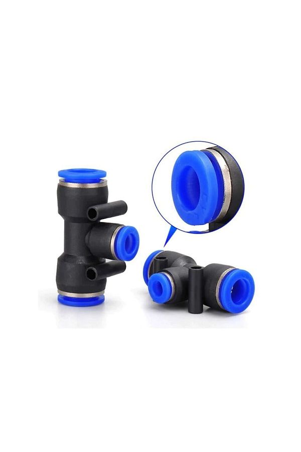 Gelecek Market-Pneumatic Reducer -t- Nipple 8mm X 6mm X 8mm 1