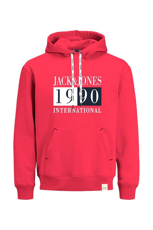 Jack Jones Sweatshirt Red Regular fit Trendyol
