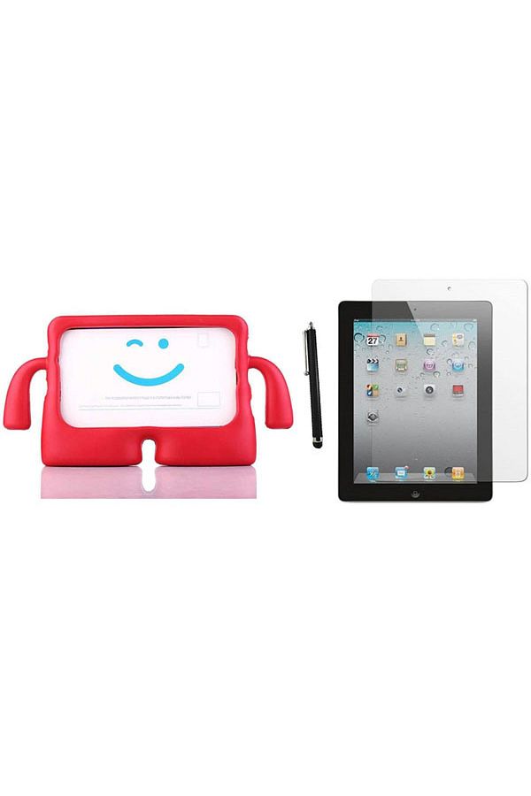 i-Stone-Apple Ipad 4th Generation A1458 A1459 A1460 Case Character Ibuy Silicone Case + Screen Protector 1