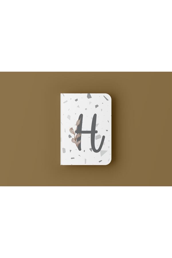 daystore-Turkish Letter H Printed Notebook 1