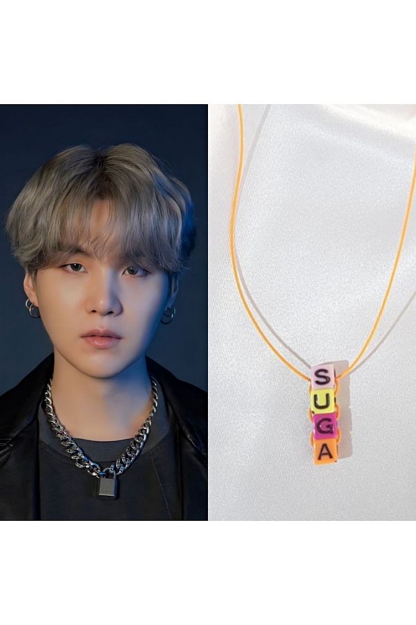 Bts suga necklace new arrivals