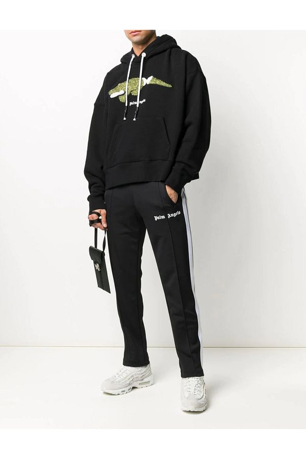 Palm angels crocodile hoodie deals