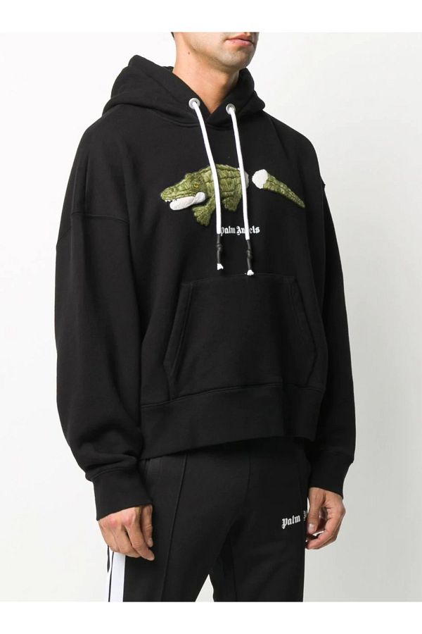 Palm angels hoodie crocodile 2025