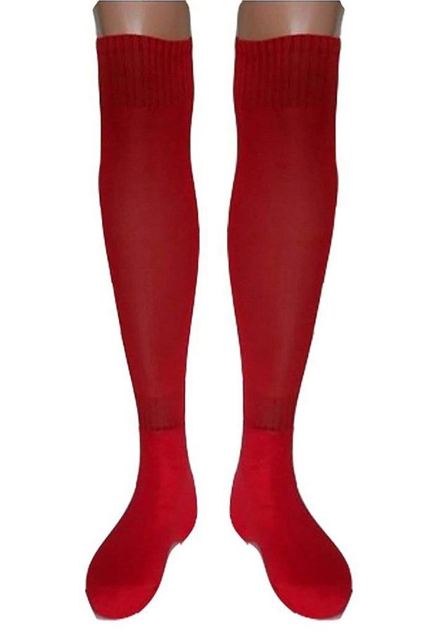 Evox-Red Adult Size Football Socks 1