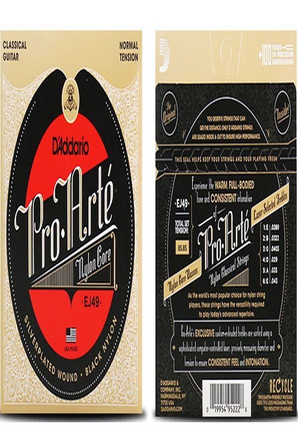 D Addario Ej49 Model Classic Guitar String Normal Tension Trendyol