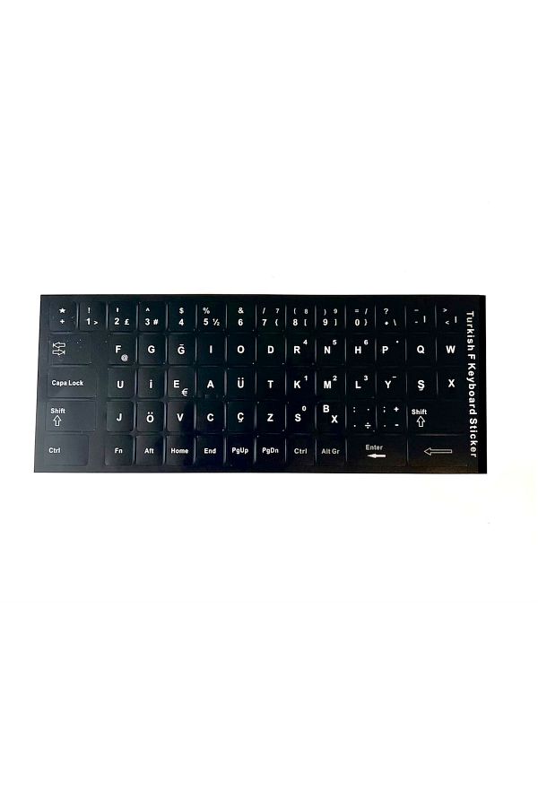 aogo-F Keyboard Stiker Turkish Keyboard Sticky Letter Layout Turkish F Keyboard Sticker F Keyboard Sticker 1
