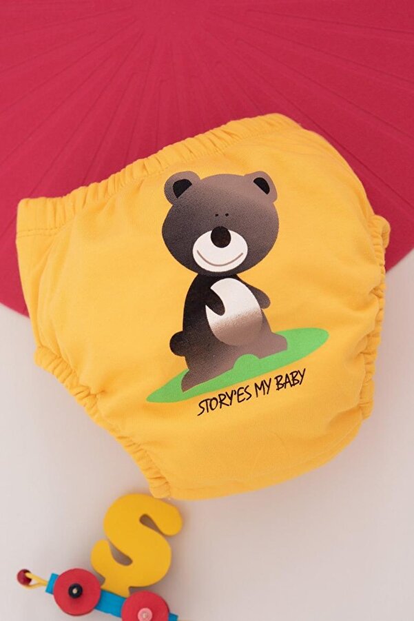 Bebelove Erkek Bebek Alıştırma Külodu Sarı