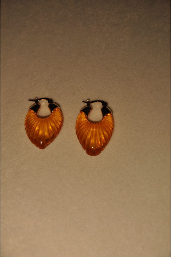 Cut glass earrings hotsell