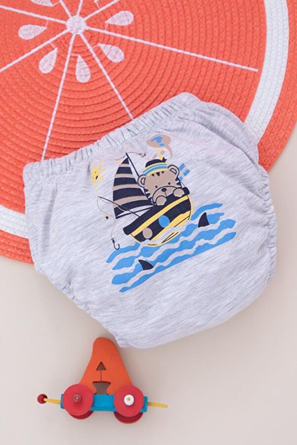 Bebelove Erkek Bebek Alıştırma Külodu Gri