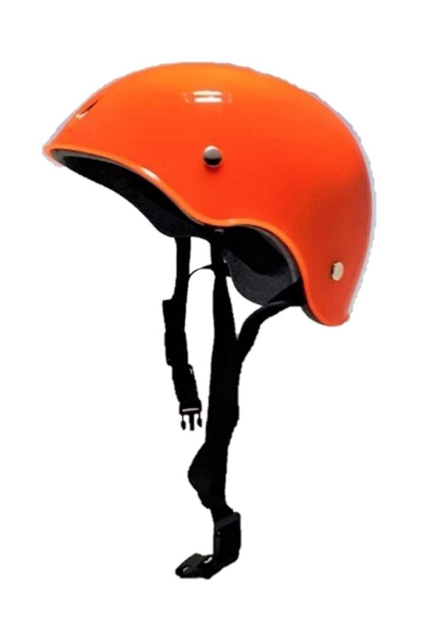Orange kids helmet best sale
