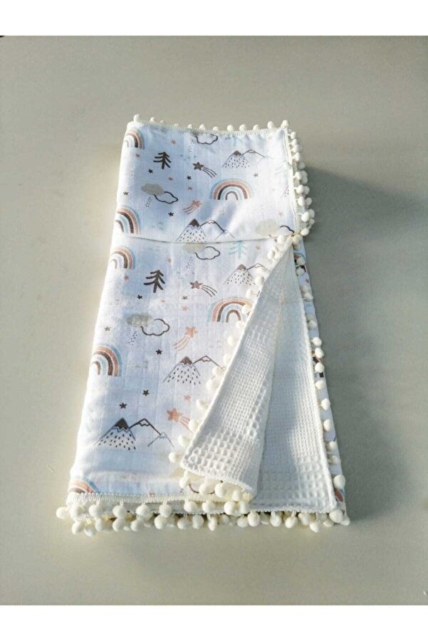 BabyLifeHome Müslin Pike Örtü 110x100 Ölçülerinde