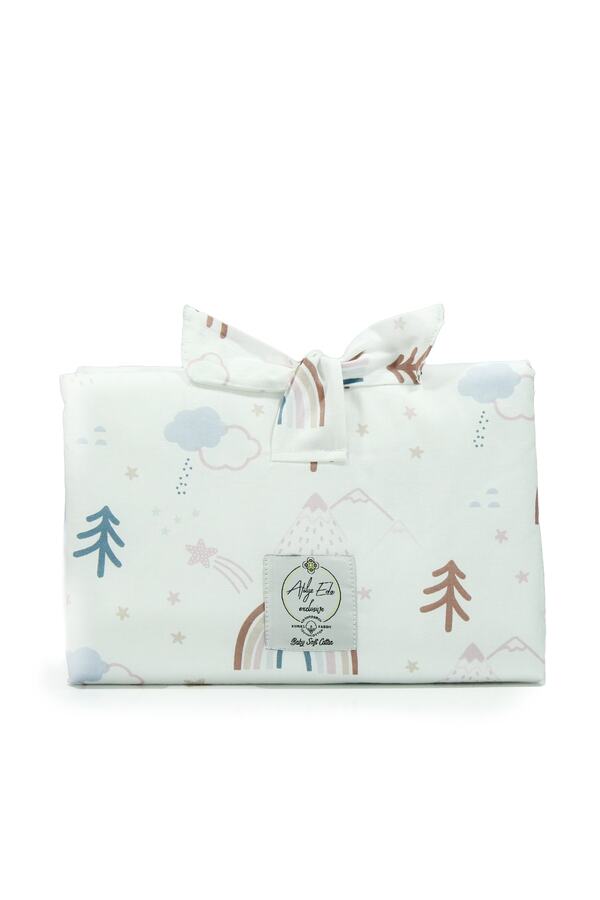 Atölye Eda Exclusive Bebek Alt Açma Örtüsü Pratik Havlu Alezli Sıvı Geçirmez