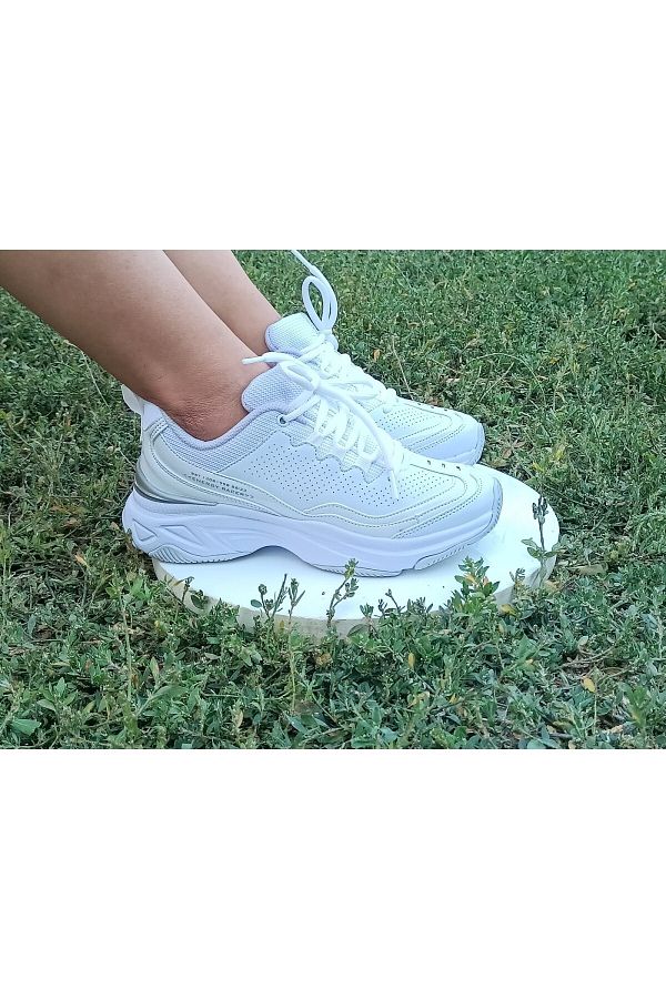 Bestoff-White - Caucasian New Trend Thick Sole Full Orthopedic Snekars Sports Shoes 1