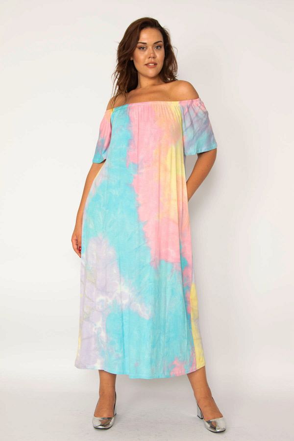 Women's plus size turquoise sales dress