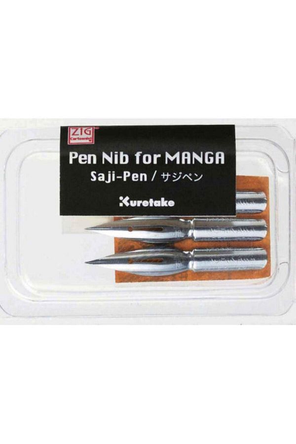Zig-Saji-pen Writing and Drawing Nib Set of 3 1