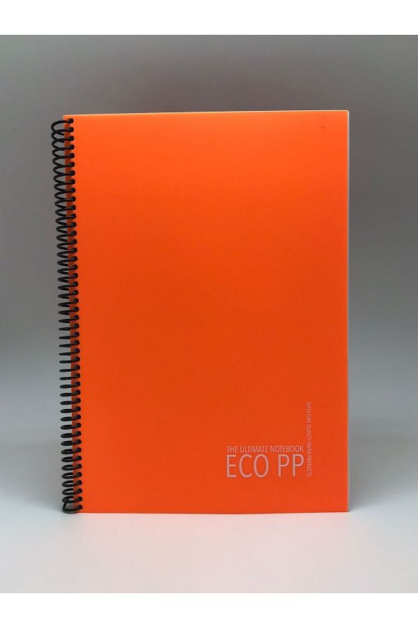 Gıpta-Eco PP Spiral PP Cover Notebook A4 100 Sheets Checkered 1