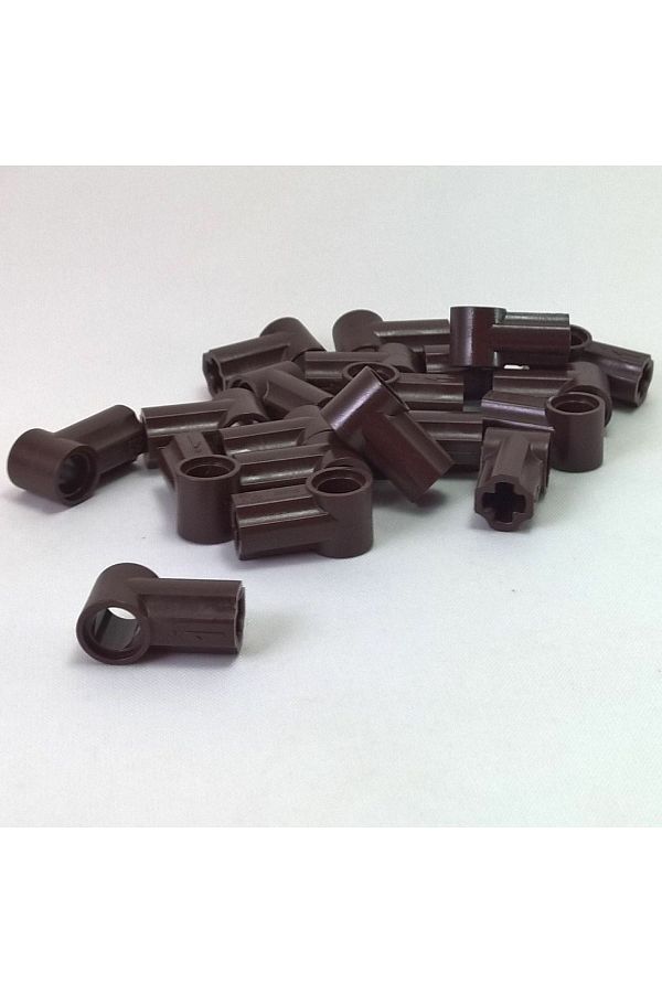 LEGO-Original Technic Custom Axle Connector Angled#1 Connection Part Brown 4 Pieces to Ship 1