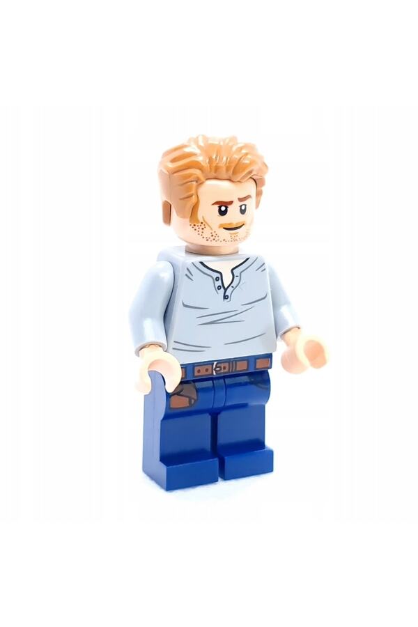 LEGO-Jurassic Park World Owen Grady Mini Figure - Original Accessory Moc Custom 1