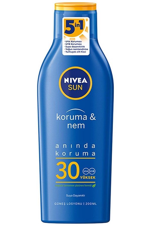 NIVEA-Sun Protection and Moisture - 30gkf 200ml Sun Lotion, 2023 Model 1