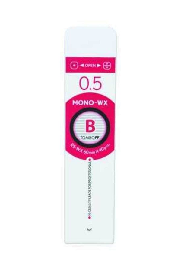 Tombow-Mono-wx Professional Pencil Tip 0.5 Mm B 40 Pieces Tube 1
