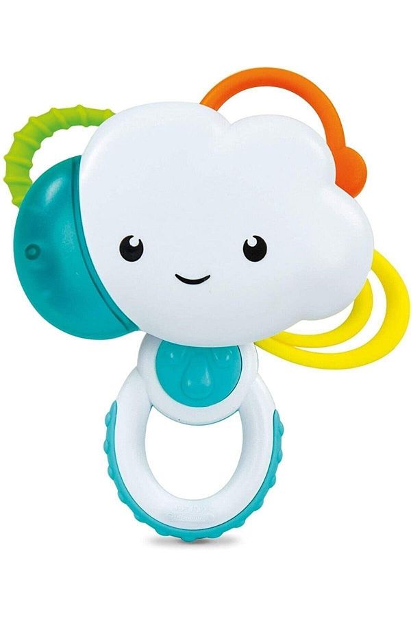 CLEMENTONI-Clementoni Cloud Rattle with Rain Sound - For Ages 3+ Months 1