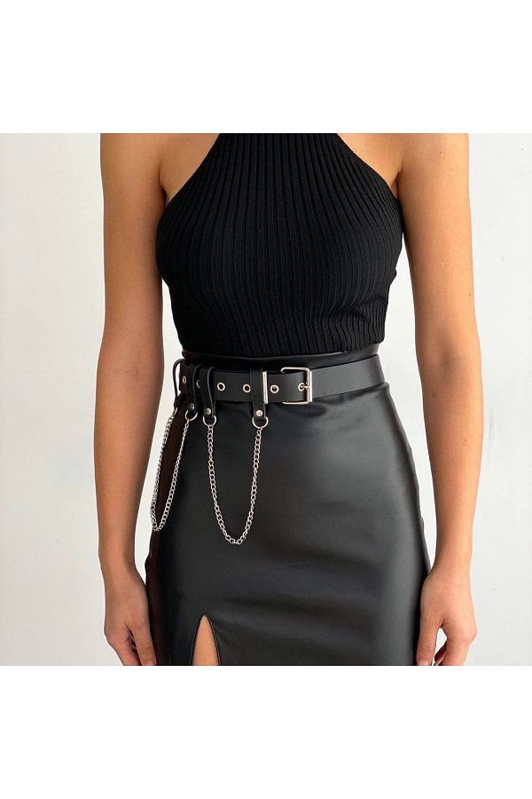 Eyelet chain belt hotsell