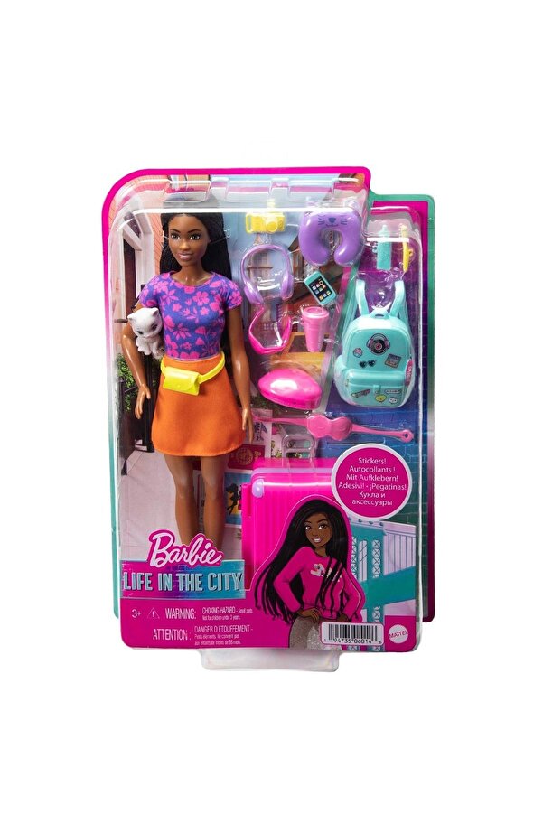 Barbie Hgx55 Brooklyn Seyahatte Bebeği Ve Aksesuarları