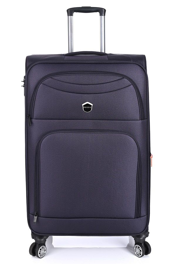 Fossil Luggage Dark blue Striped Trendyol