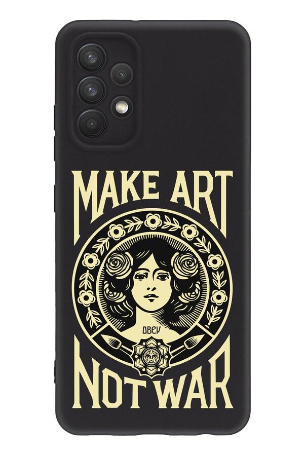 shoptocase-حافظة هاتف متوافقة مع هاتف Galaxy A23 بنمط Make Art Not War 1