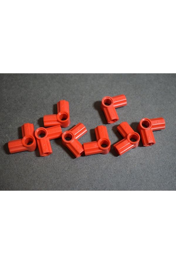 LEGO-Original Technic Custom Axle Yansı so Connection Piece Red, 4 Pieces 1