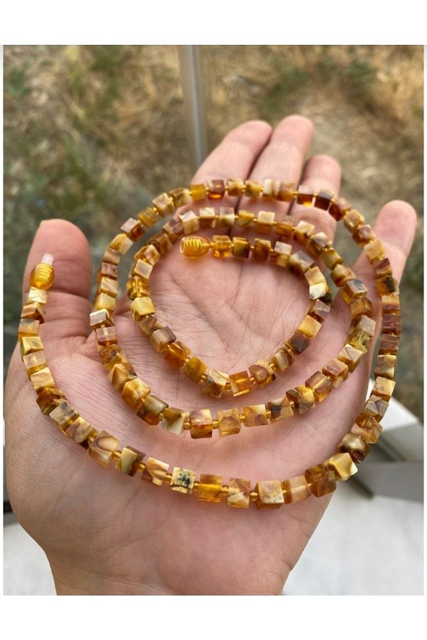 Amber necklace for thyroid store