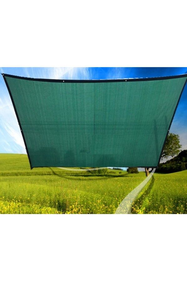 Asenya-Green 2x9 m Garden Canopy Tarpaulin Fence Net Hiding Nets 1